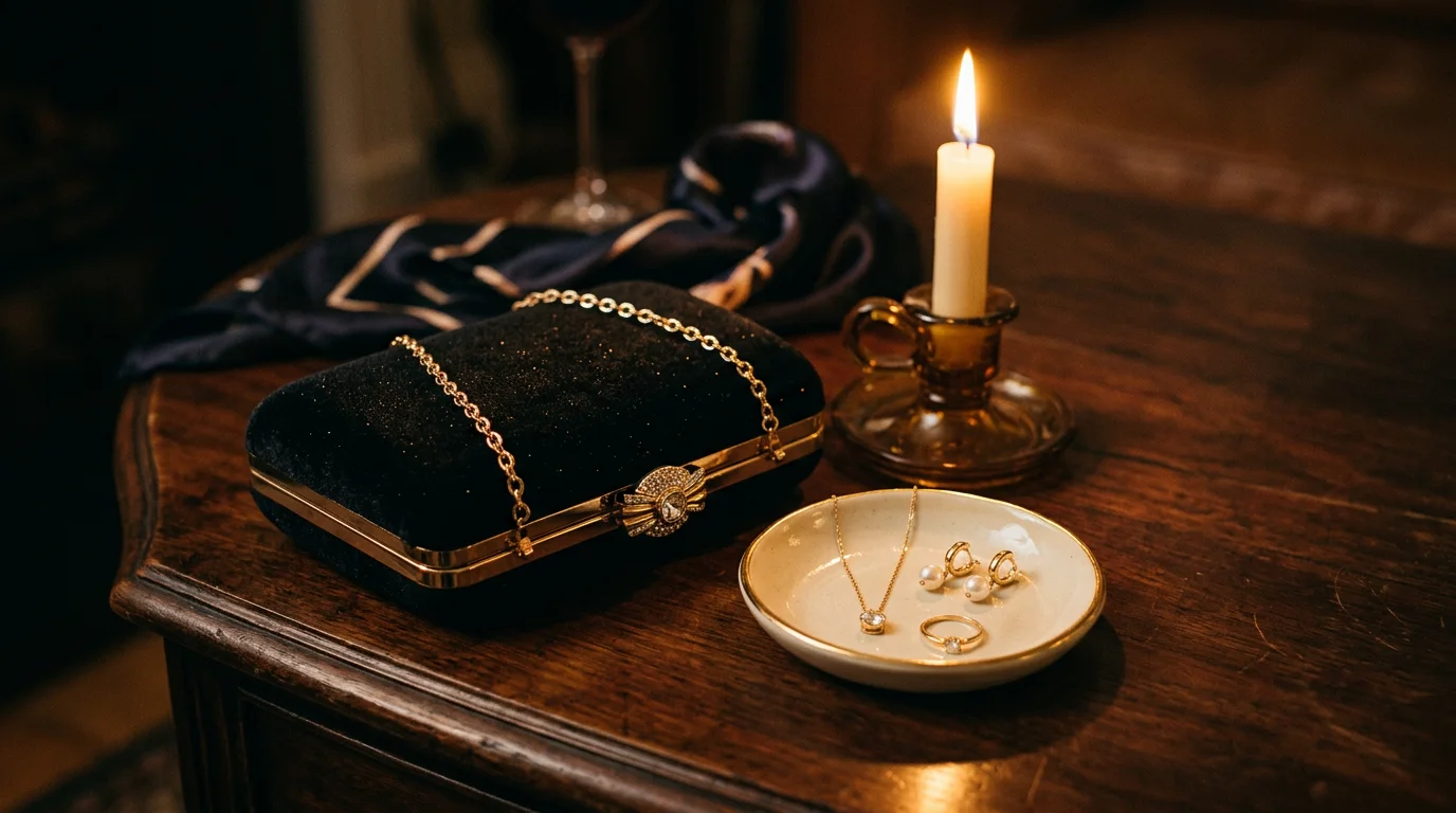 Evening clutch styling